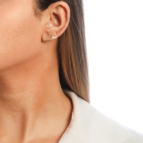 Kit brincos Triângulo Geometric