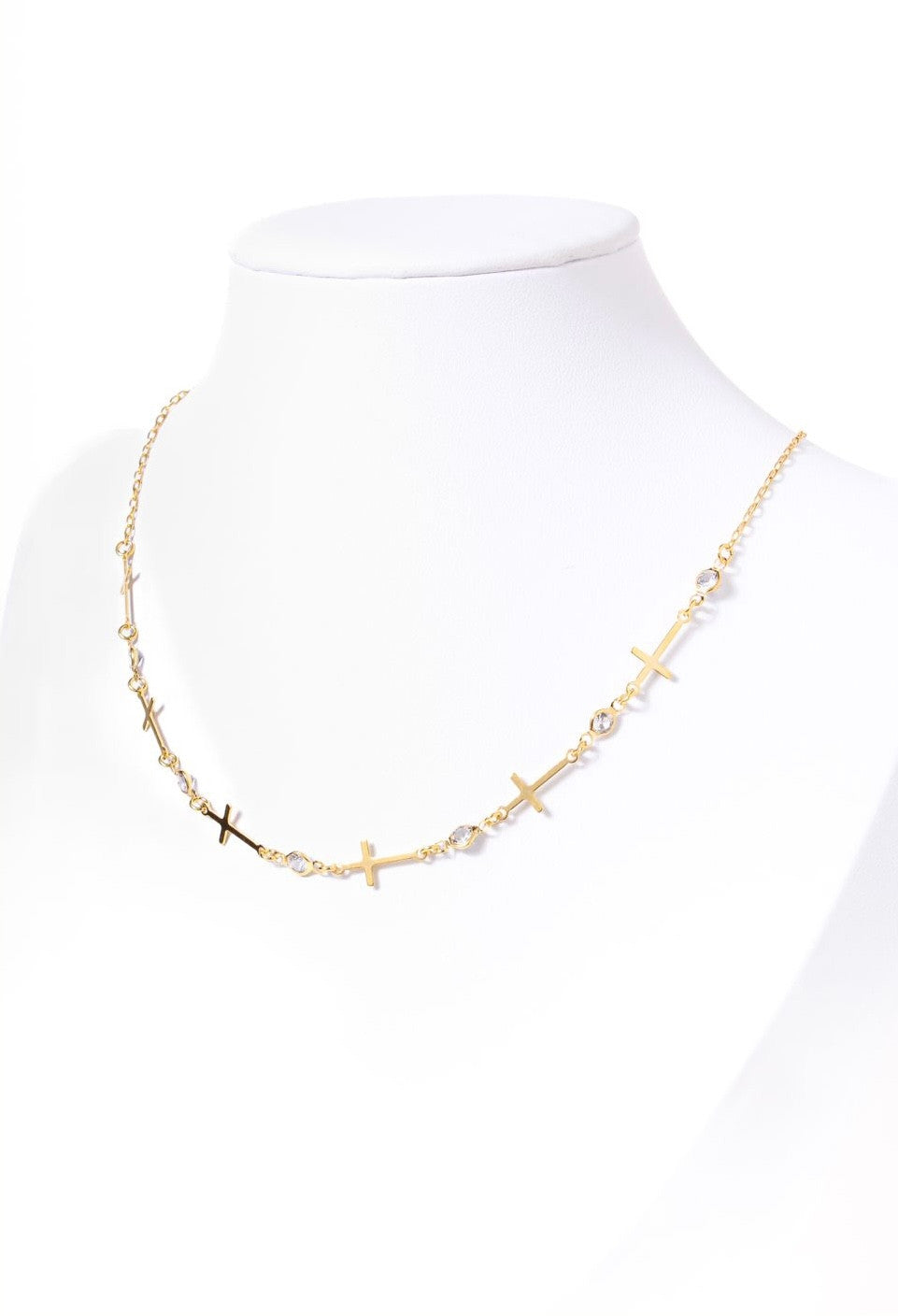 Choker Cruz e Ponto de Luz