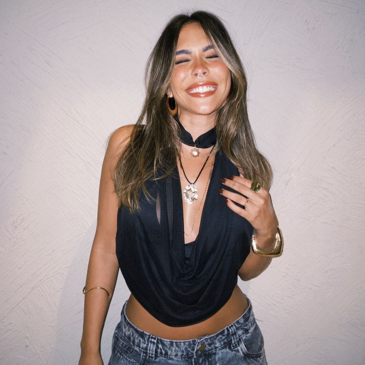Choker Tecido Sol