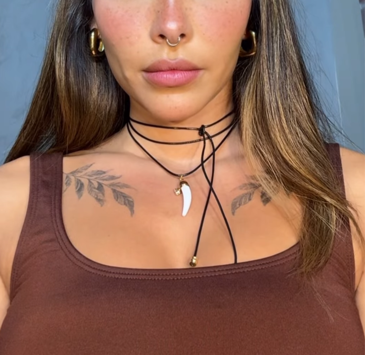 Colar Dente Boho