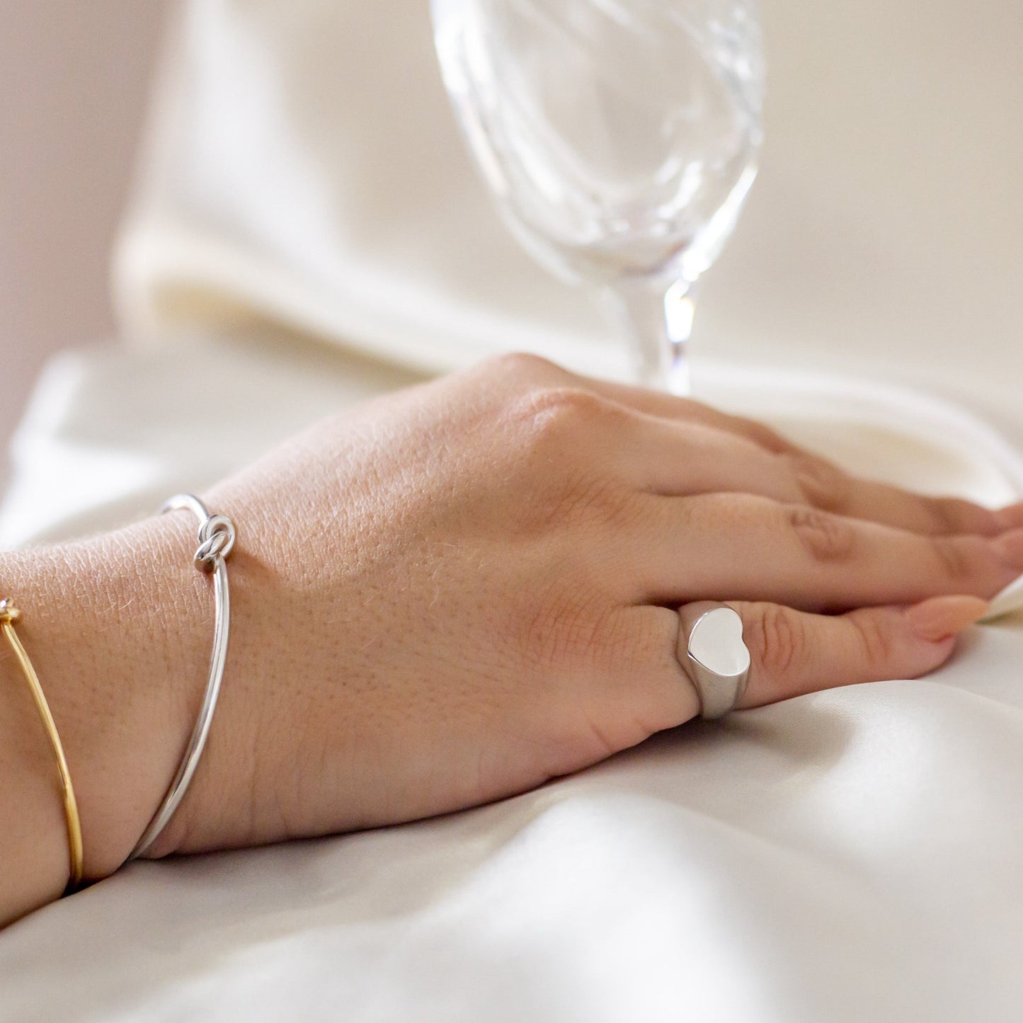 Anel Mindinho Coração