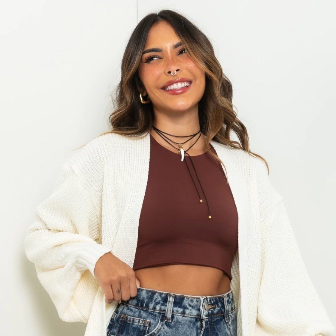 Colar Dente Boho