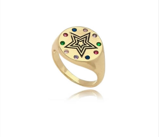 Anel Star Bold