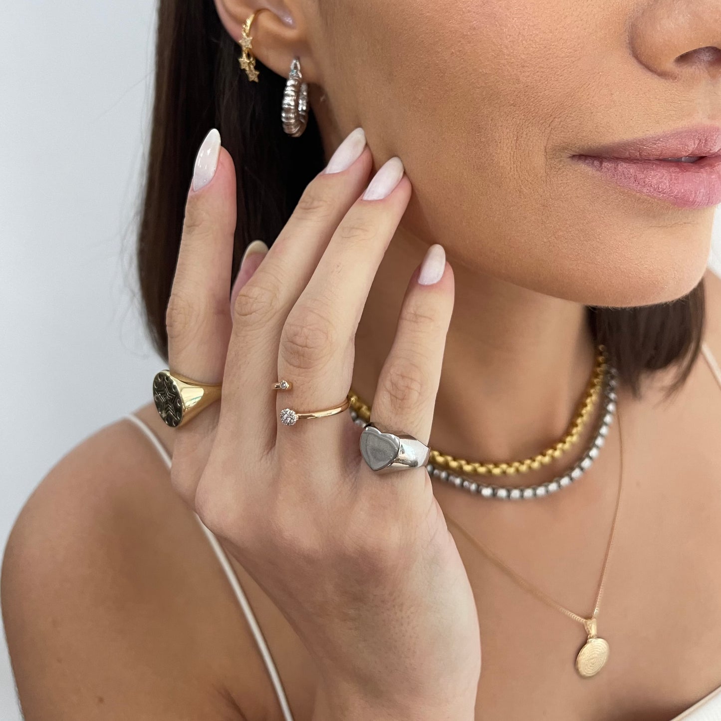 Anel Mindinho Coração