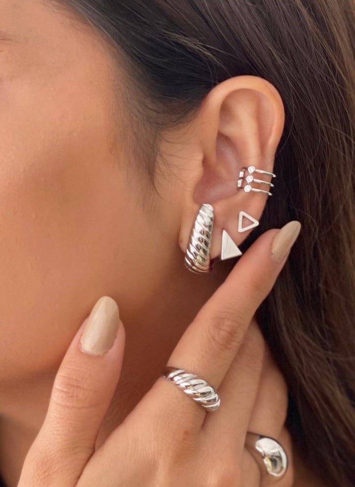 Kit brincos Triângulo Geometric