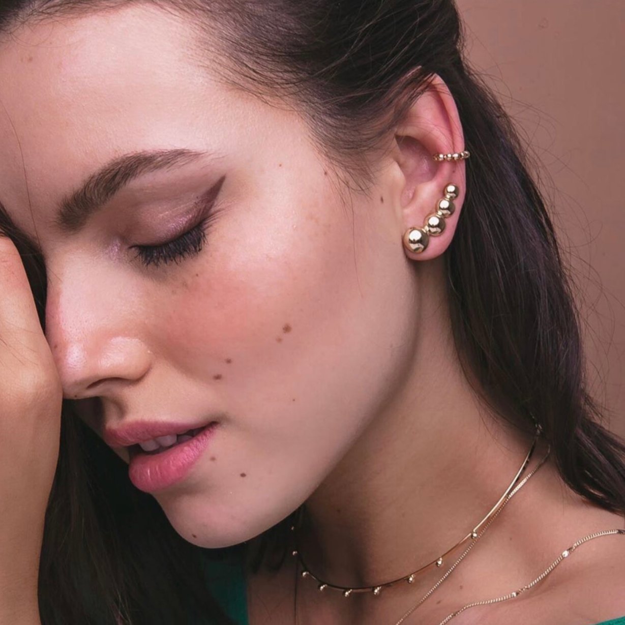 Piercing Fake bolinhas