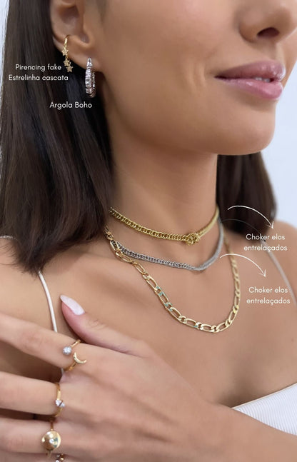 Choker Entrelaçada (edição Limitada)