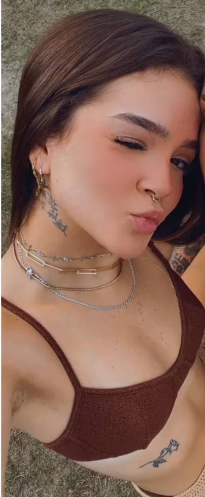 Choker Cruz e Ponto de Luz